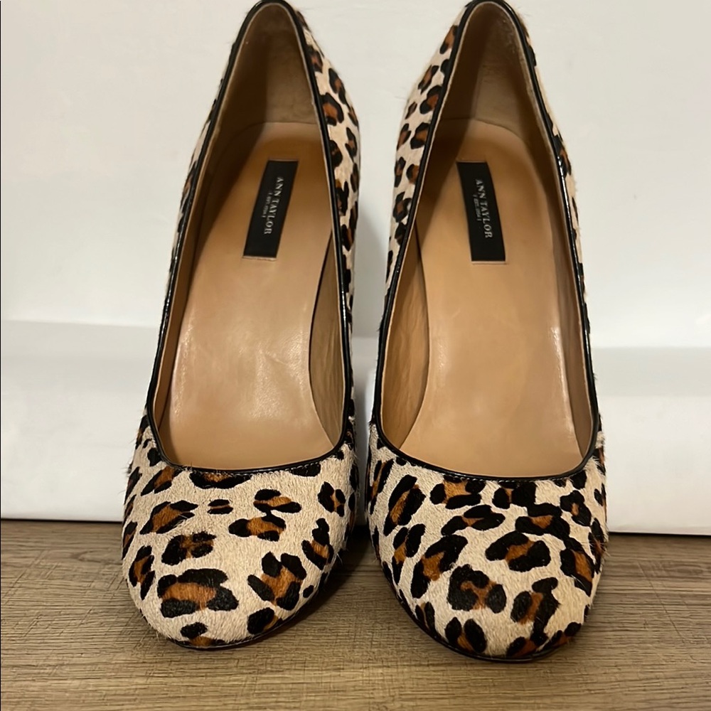 Ann Taylor Leopard Print Women's Pumps Sz 8M